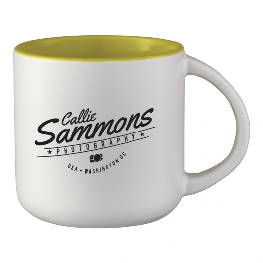 Yellow Porto Ceramic Mugs